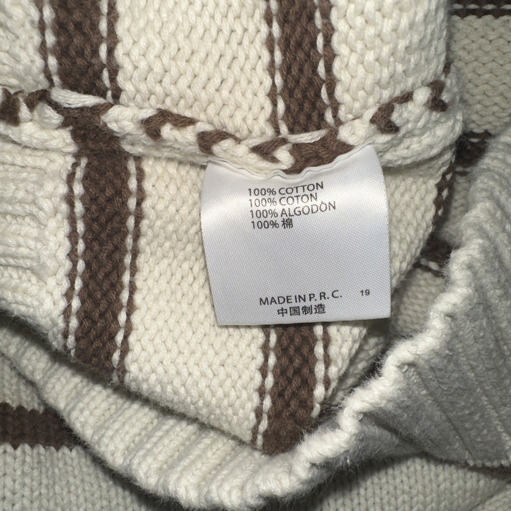 Brandy Melville Women's Brianna‎ Thin Stripe Cotton Sweater LB3 Ivory Size - Picture 11 of 11